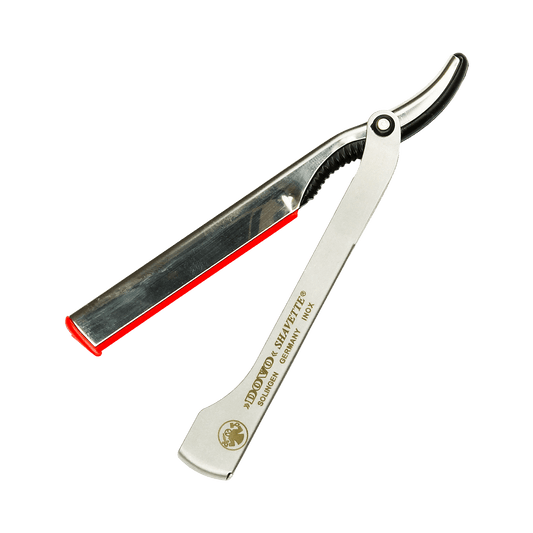 Dovo Polished Steel Shavette Razor Straight Razor (201 006)