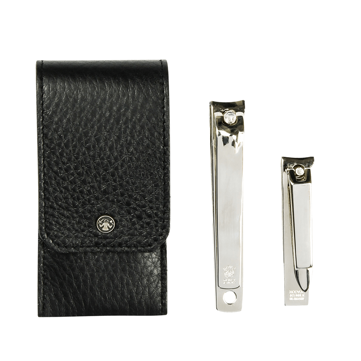 Dovo 2-Piece Cowhide Nail Clipper Set (438 0011)