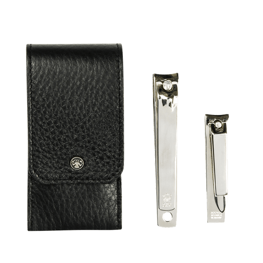 Dovo 2-Piece Cowhide Nail Clipper Set (438 0011)