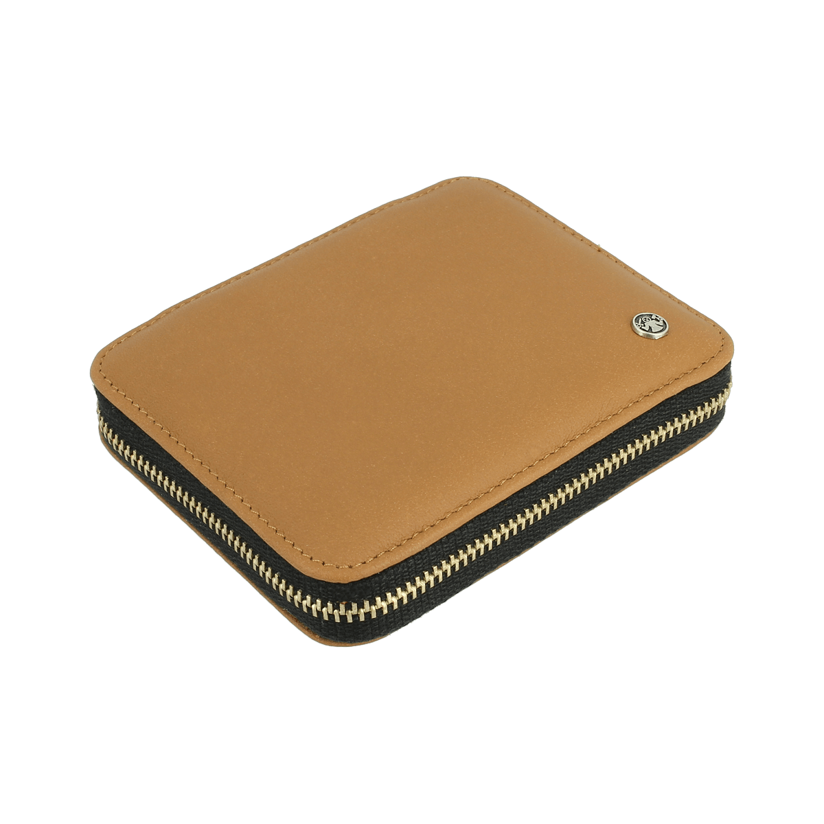 Dovo 5 Piece Manicure Set in Tan Leather Zip Case 407 066