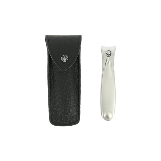 Dovo Nail Clippers in Black Leather Pouch 217016