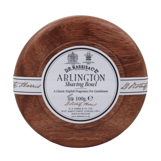 D R Harris Arlington Shaving Soap & Bowl Mahogany 100g