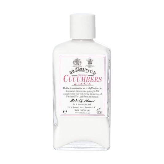 D R Harris Milk of Cucumbers & Roses 100ml