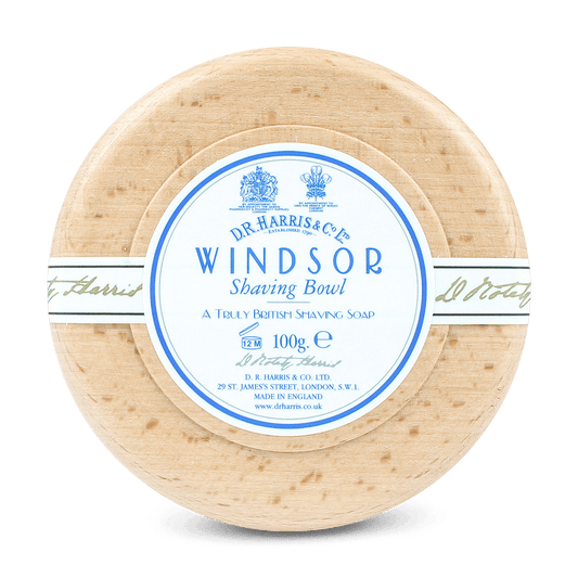 D R Harris Windsor Shaving Soap & Bowl Beech 100g