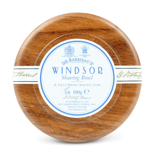 D R Harris Windsor Shaving Soap & Bowl Mahogany 100g