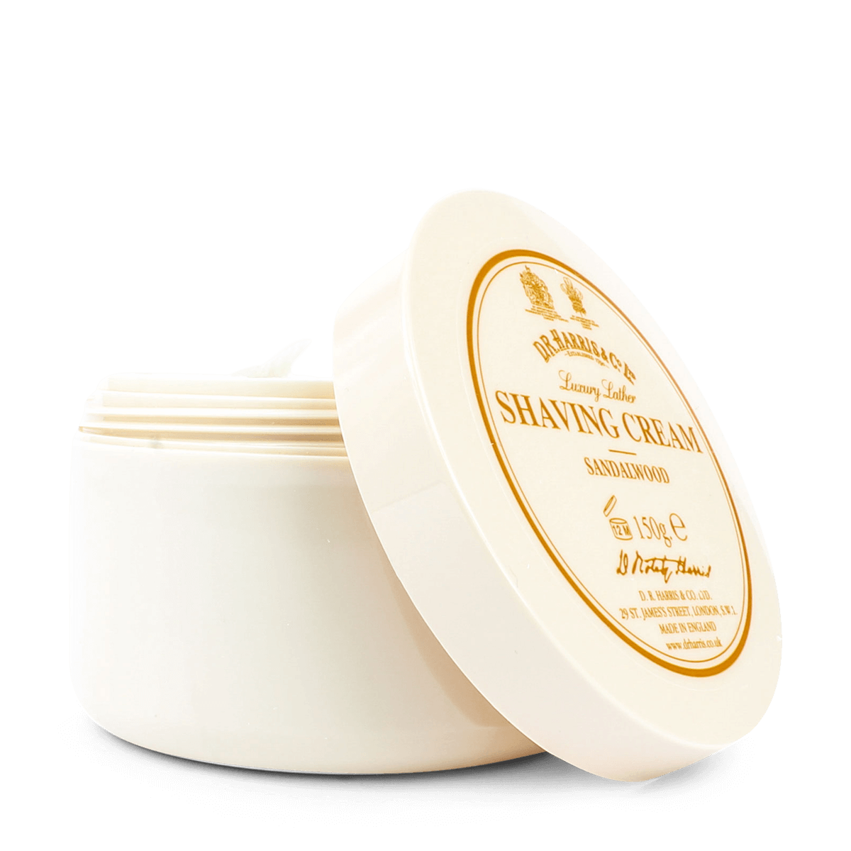 D R Harris Sandalwood Shaving Cream Bowl 150g