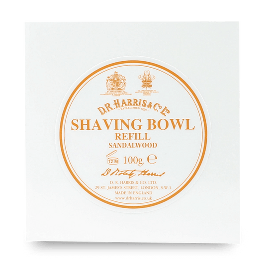 D R Harris Sandalwood Shaving Bowl Refill 100g