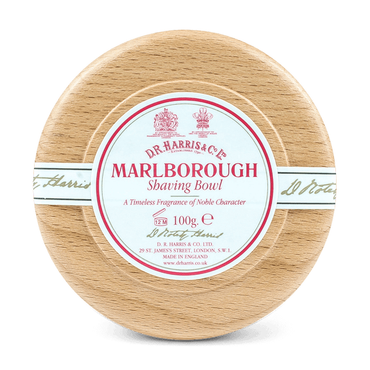 D R Harris Marlborough Shaving Soap & Bowl Beech 100g
