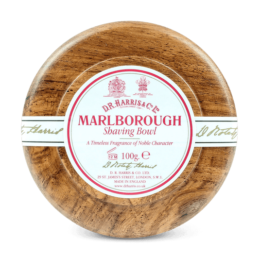 D R Harris Marlborough Shaving Soap & Bowl Mahogany 100g