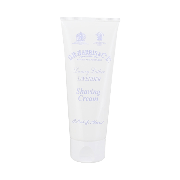 D R Harris Lavender Luxury Lather Shaving Cream Tube 75g