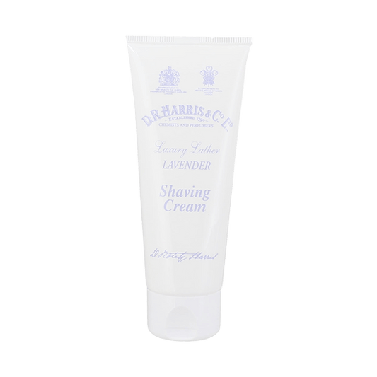 D R Harris Lavender Luxury Lather Shaving Cream Tube 75g