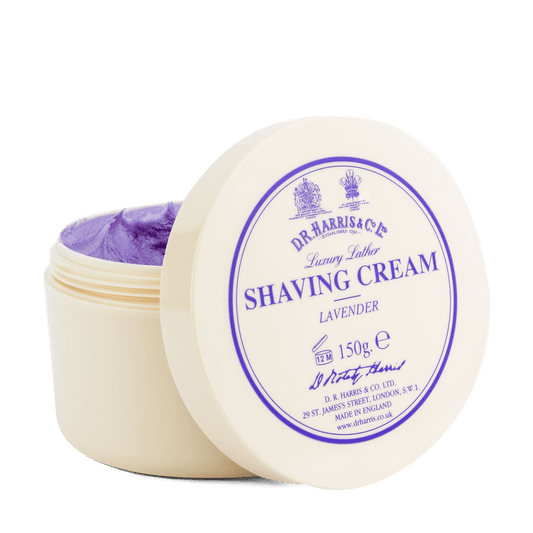 D R Harris Lavender Luxury Lather Shaving Cream Bowl 150g