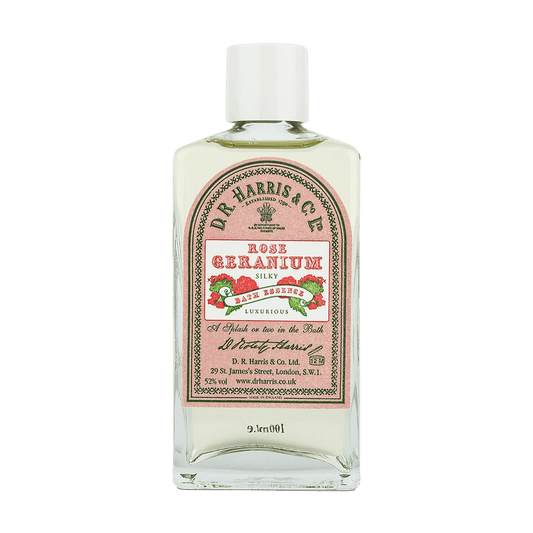 D R Harris Rose Geranium Bath Essence 100ml
