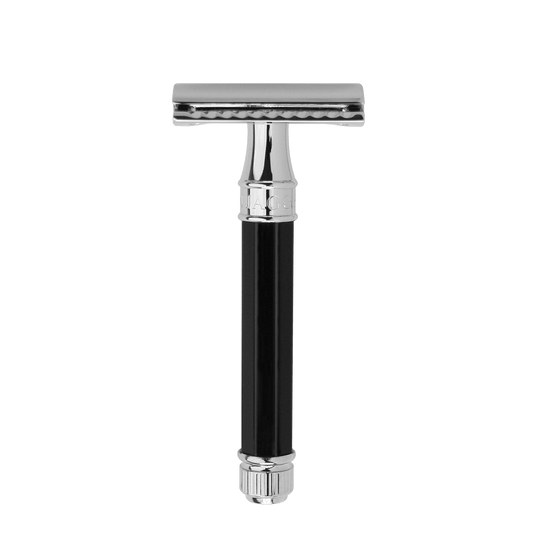 Edwin Jagger Octagonal Black DE Razor DE86811Bl