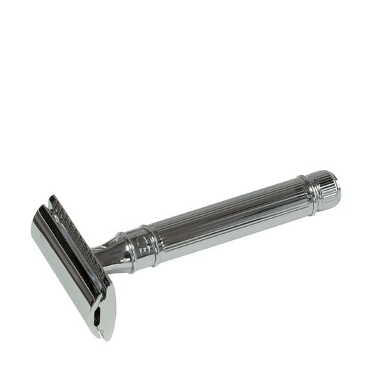 Edwin Jagger Chrome Double Edge Safety Razor DE89L-BL