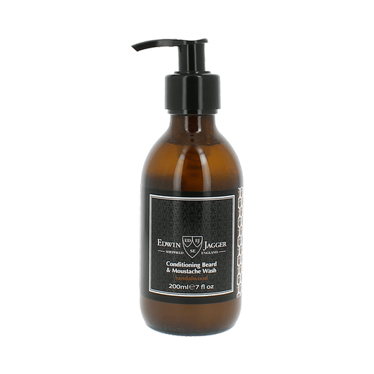 Edwin Jagger Conditioning Beard and Moustache Wash Sandalwood 200ml