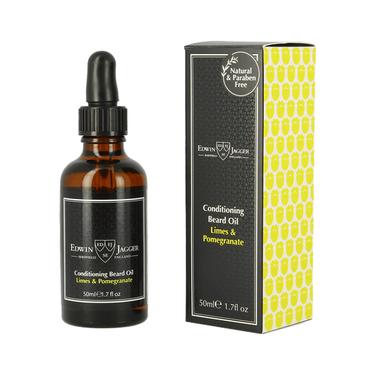 Edwin Jagger Conditioning Beard Oil Limes and Pomegranate 50ml