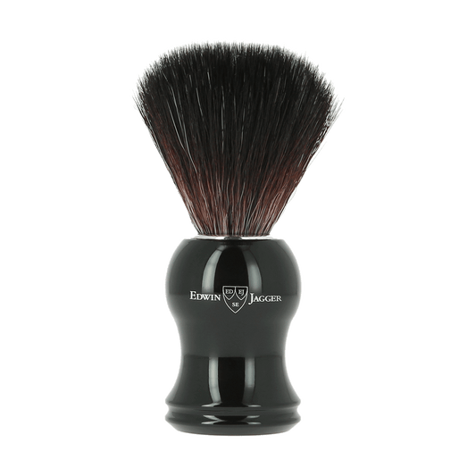 Edwin Jagger Ebony Synthetic Shaving Brush 21P36