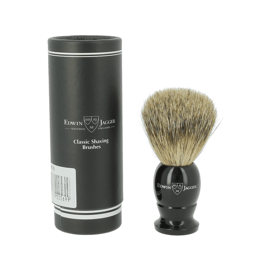 Edwin Jagger Small Best Badger Shaving Brush with Ebony Handle 9EJ876