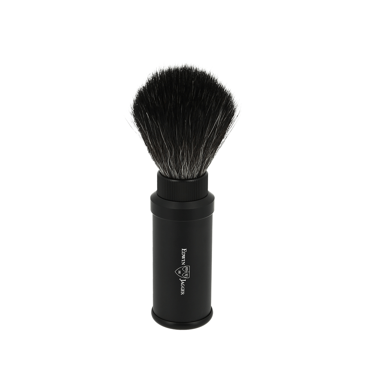 Edwin Jagger Black Synthethic Travel Shaving Brush