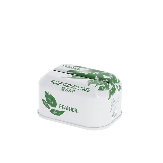 Feather Razor Blade Disposal Case