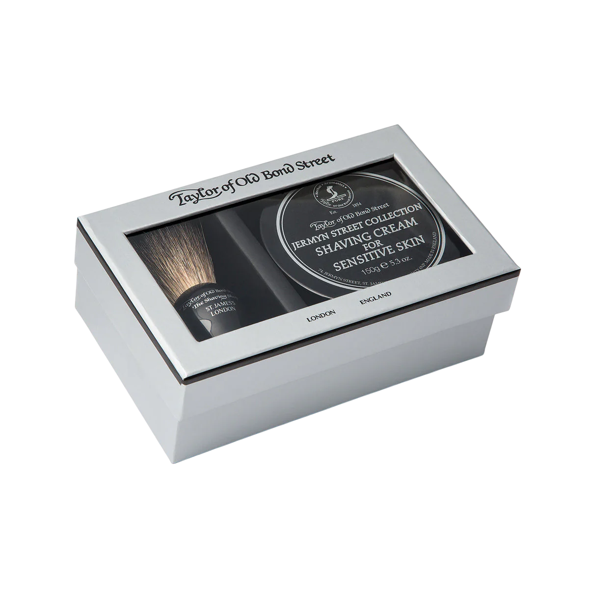 Taylor of Old Bond Street Jermyn Street & Pure Badger Brush Gift Box