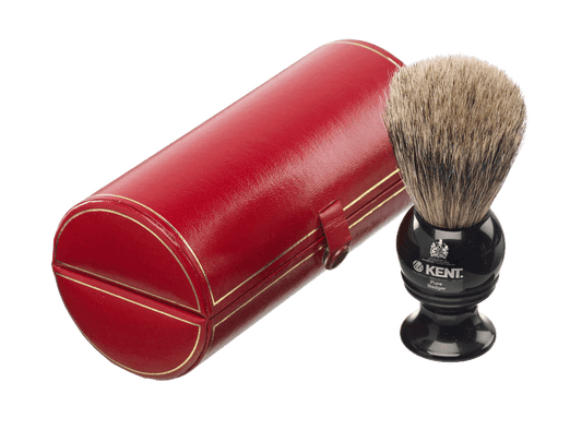Kent BLK2 Small Black Shaving Brush
