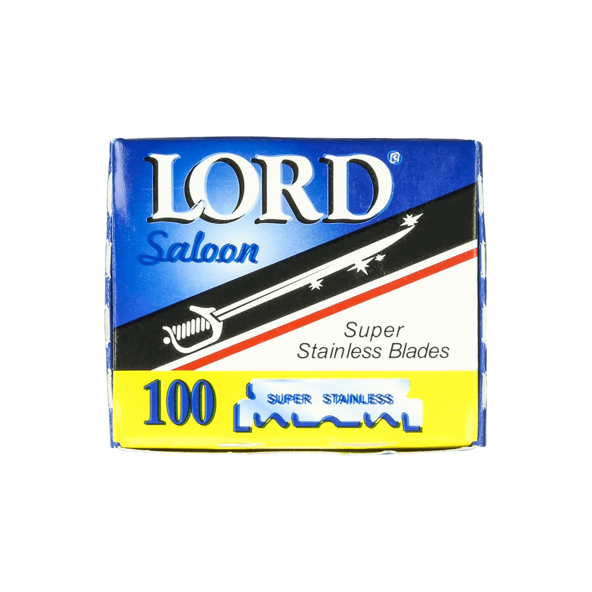 Lord Saloon Super Stainless Half Blades (100 Blades)