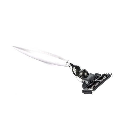 Merkur Chrome suitable for Mach 3 Razor Satin Finish (90 3002 000)