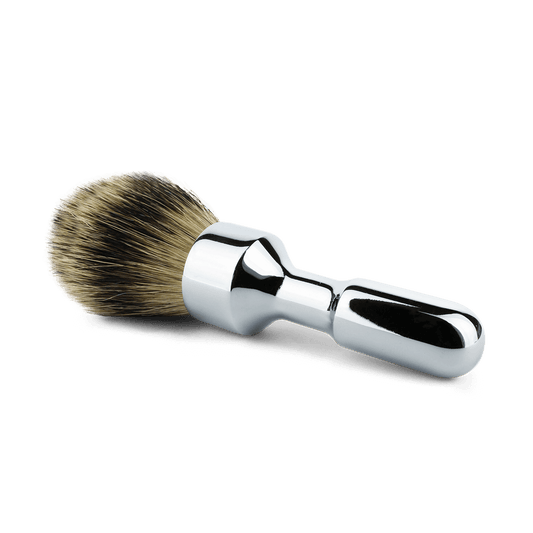 Merkur Futur Chrome Silvertip Badger Shaving Brush (90 1701 001)