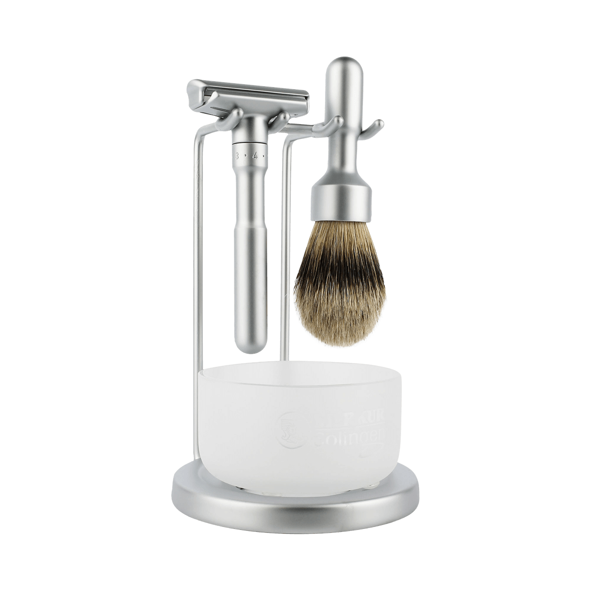 Merkur Futur Matt Satin 4-Piece Shaving Set (90 750 002)