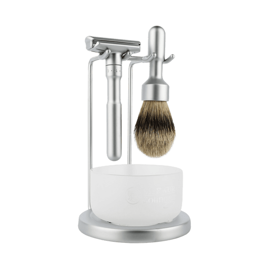 Merkur Futur Matt Satin 4-Piece Shaving Set (90 750 002)