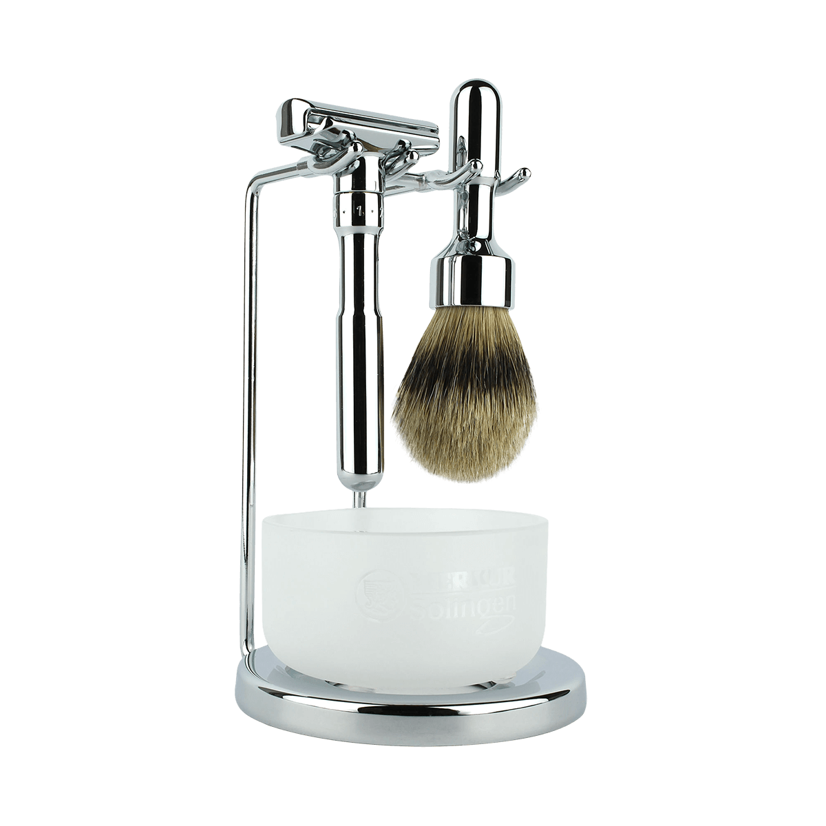 Merkur Futur Polished Chrome 4-Piece Shaving Set (90 751 001)