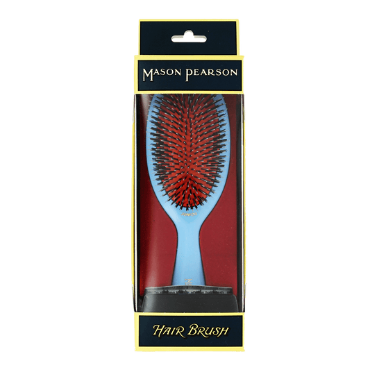 Mason Pearson Junior Bristle & Nylon BN2 Blue Hairbrush