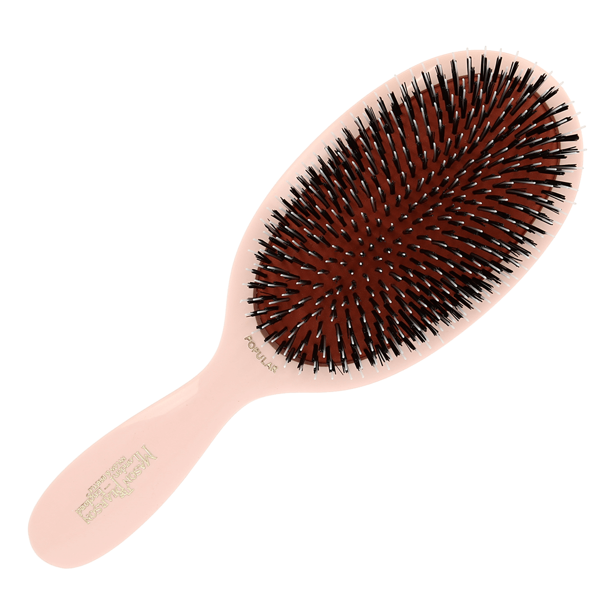 Mason Pearson BN1 Popular Bristle & Nylon Pink Hairbrush