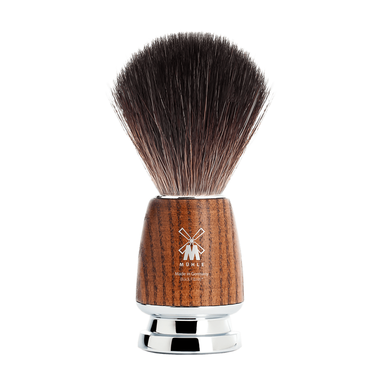 MUHLE 21H220 Rytmo Steamed Ash Black Fibre Shaving Brush