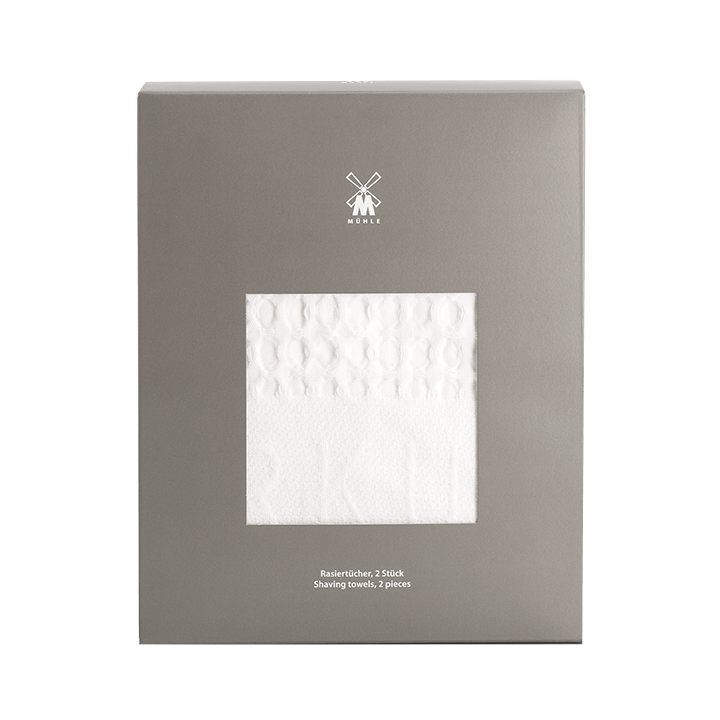 MUHLE T1 Waffle Pique Shaving Towels 60 X 45 Cm 2 Pieces