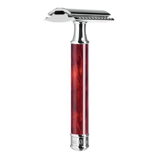 MUHLE R108 Traditional Safety Razor Chrome Safety Razor (Closed Comb)