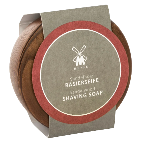 MUHLE RN3SH Shave Care Wooden Bowl incl. Sandalwood Shaving Soap 65g