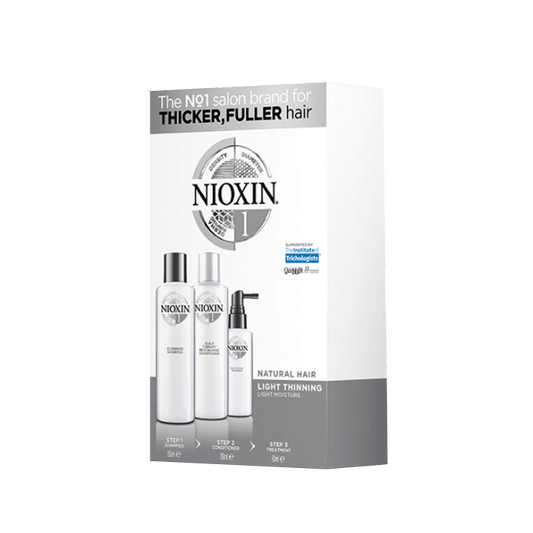 Nioxin System 1- 3 Part Kit for Natural Hair with Light Thinning