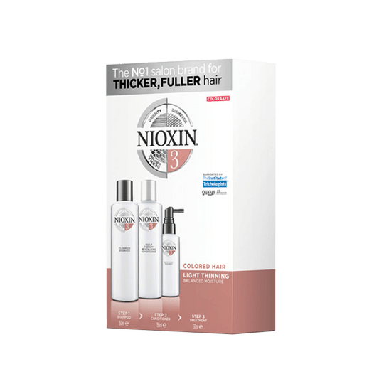 Nioxin System 3- 3 Part Kit for Colored Hair with Light Thinning