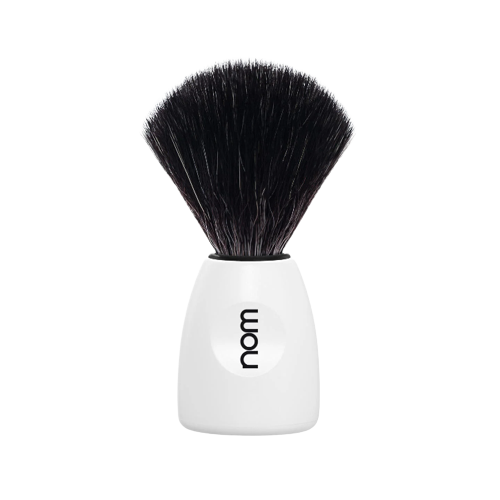 Nom LASSE 21 WH Black Fibre Shaving Brush