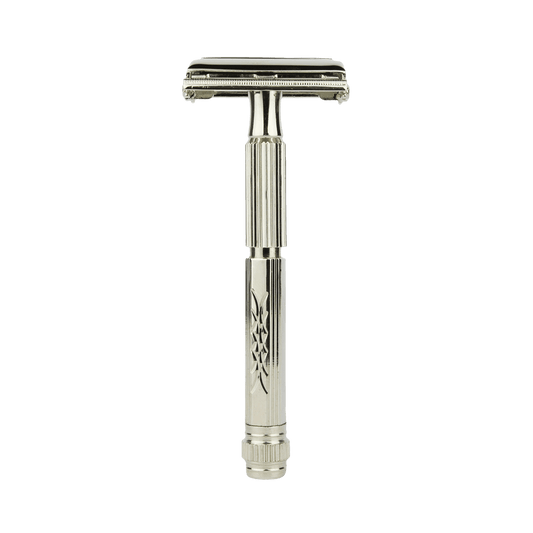 Parker 60R Crystal Cut Butterfly Open Safety Razor