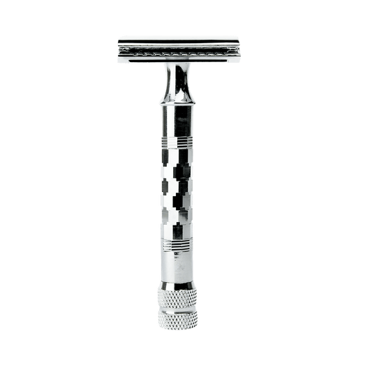 Parker 62R Three Piece Chrome Double Edge Safety Razor