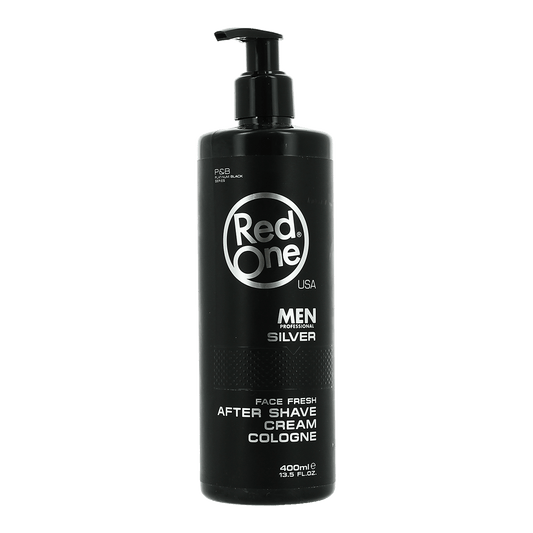 Red One Silver After Shave Cream Cologne 400ml