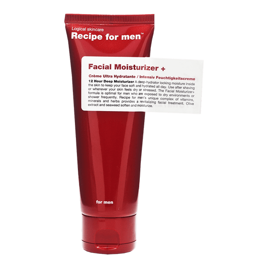 Recipe For Men Facial Moisturizer Plus + 75ml