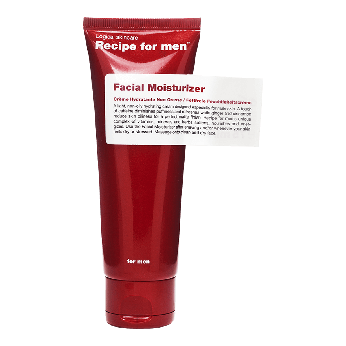 Recipe For Men Facial Moisturizer 75ml