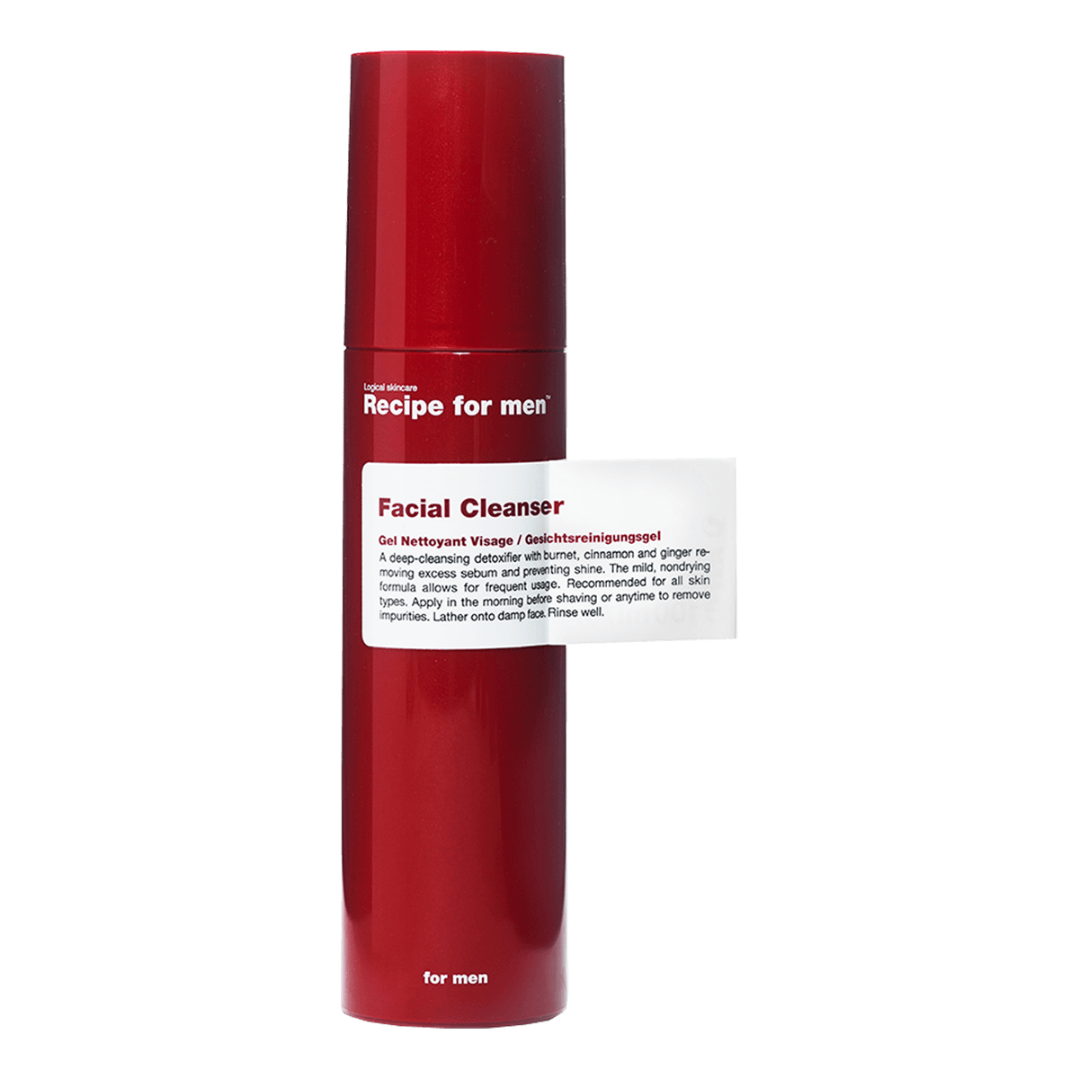 Recipe For Men Facial Cleanser 100ml