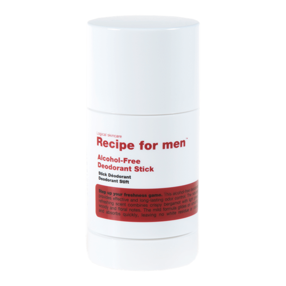 Recipe For Men Alcohol-Free Deodorant Stick 75ml