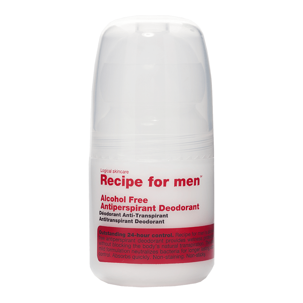 Recipe For Men Alcohol Free Antiperspirant Deodorant 60ml